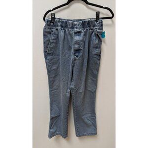 Light Wash Elastic Waist "Mom" Jeans